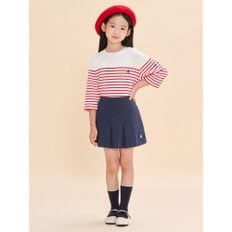 [BEANPOLE KIDS] 마린 스트라이프 7부 여아 상하 세트  레드 (BI4741G036)