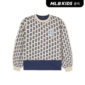 (공식)24SS 모노티브 여아 맨투맨 BOS (L.Sand) 7FMTMT241-43SAL