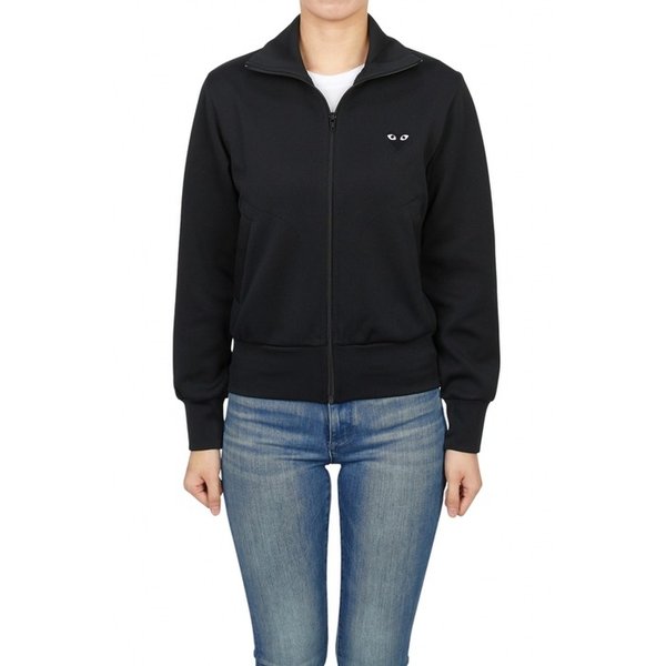 꼼데가르송 블랙하트 여성 트랙 집업 AZ T255 051 1