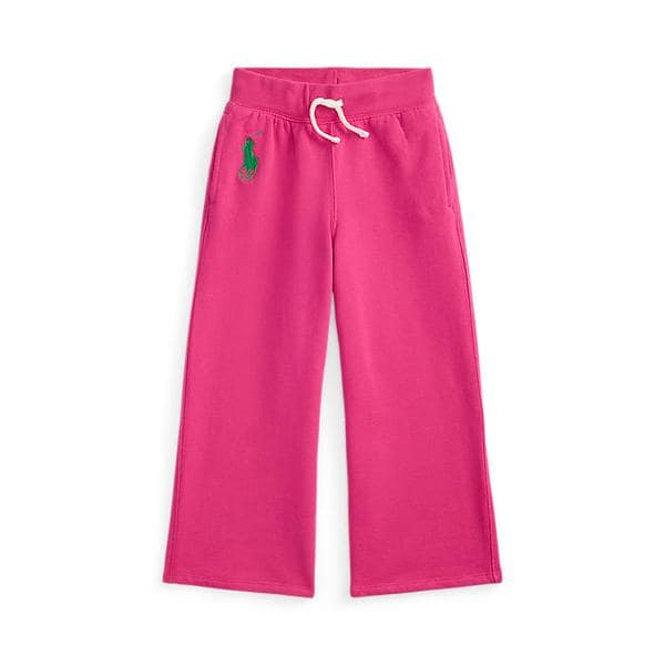 폴로 키즈 여아 2-6세 빅 포니 플리스 와이드 레그 스웨트팬츠(CWPOPNTRBQ20101650)
