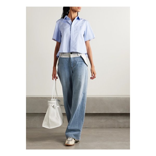 셸 트리밍 미드라이즈 와이드 진 라이트 블루 46376663162869301