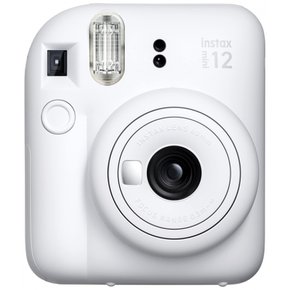 FUJIFILM 체키 인스턴트 카메라 instax mini 12 클레이 화이트 INS MINI 12 WHITE