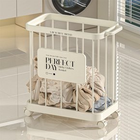 바퀴 이동식 손잡이 세탁 빨래 바구니 ODM-HAMPER06