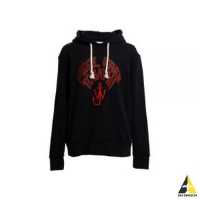 FFTSH PRINT HOODIE (JW0118-PG1021 999) (FFTSH 프린트 후디)