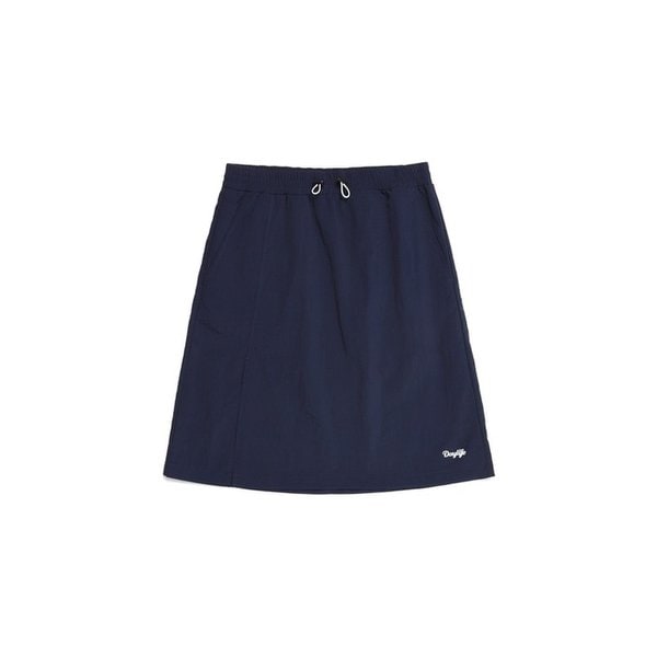 나일론 미디 스커트 (네이비)