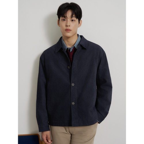 26FW 변형 코듀로이 워싱 트러커  네이비 BC6839C01R