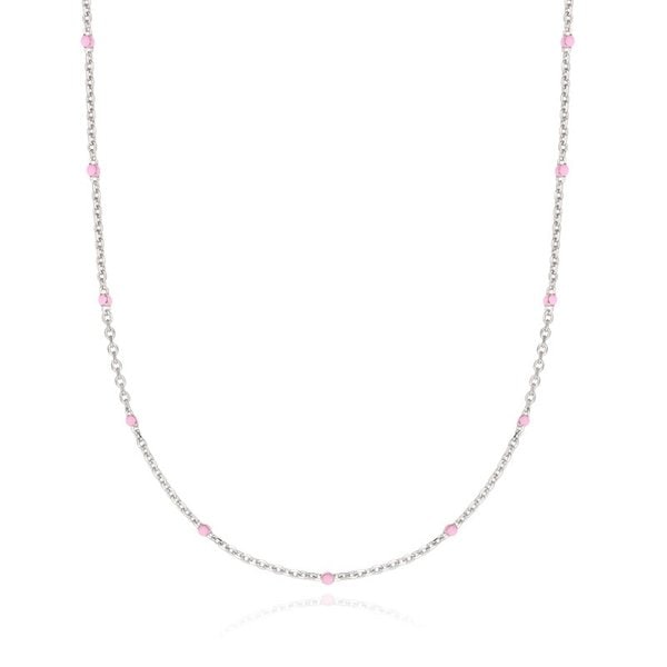 에폭 실버 코랄핑크 목걸이 TNSSVW4131-P