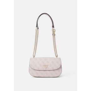 5226544 Guess ECO ERICA FLAP - Across body bag dusty rose logo