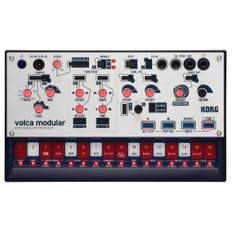 KORG volca modular 모듈러 신디사이저 패칭 케이블 부속 구동 스피커 내장 헤드폰 사용 가능