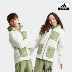 [adidas kids] (A130~A160) 쉐르파 플리스 자켓 (IV9511)