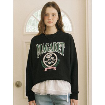 아워호프 Margaret Artwork Sweatshirt - Black