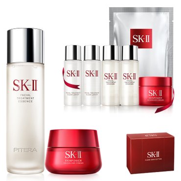 SK-II (특별) 피테라에센스160ml+스킨파워 어드밴스드 크림50g  (동안세트)