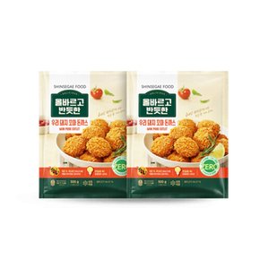 올바르고 반듯한 우리 돼지 꼬마돈까스 500g x 2팩