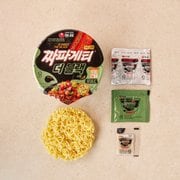 신상 농심 짜파게티더블랙컵 90g