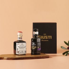 1메달 큐빅 발사믹 식초 250ml+콘제디 IGP 엑스트라버진 올리브오일 250ml