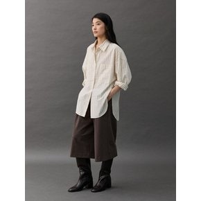 NELU BERMUDA PANTS - BROWN
