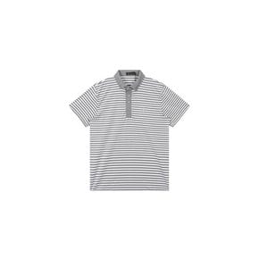 G4MS22K21-HGR  남성 골프웨어 Perforated Stripe Polo T-Shirts