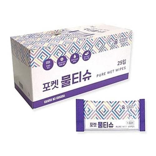 숨 포켓 물티슈 8매 1EA