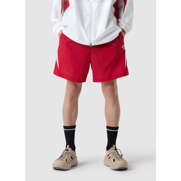 엄브로 남녀공용 더블컷 4부 반바지 UQ223SHP53RED