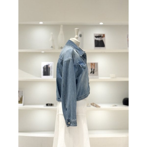 [여주점] 여성 볼레로 데님 자켓 (L262PSJ432)