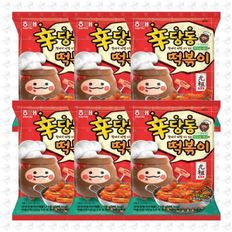 신당동 떡볶이 110g 6개 신당동떡볶이 신당동 떡볶이맛과자 떡볶이스