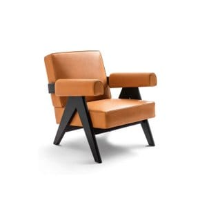 [Cassina 공식수입원] Capitol Complex Armchair (Tabacco/Black Stained Oak)