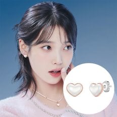 [BEST][아이유 PICK] 마리엘 진주 하트 귀걸이 S (JJLJEZ3BF346SR000)