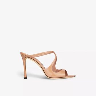 이스퀘어 5463563 JIMMY CHOO Anise 95 patent-leather heeled sandals