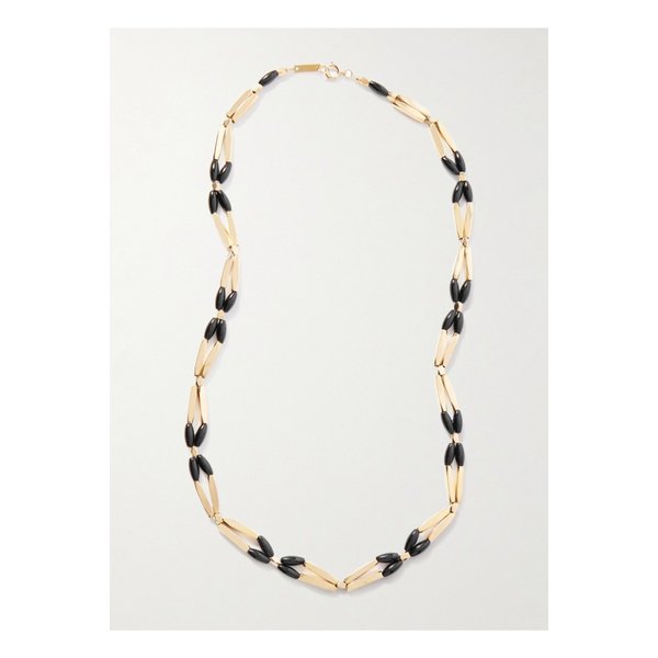 사할레 골드톤 비즈 네크리스 1647597349196768