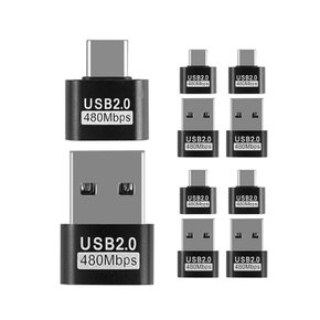 C타입 충전 젠더 10개 세트 / 충전 데이터싱크 USB2.0 C to A A to C gender