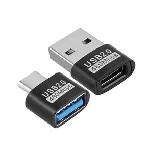 C타입 충전 젠더 10개 세트 / 충전 데이터싱크 USB2.0 C to A A to C gender