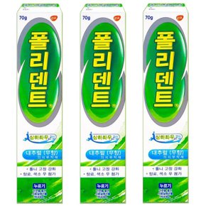 폴리덴트 틀니접착제 의치부착재 후레쉬민트 70g x3개_P360920701