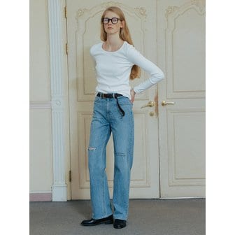 frrw High-rise Semiwide Jeans_5color