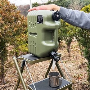 닥터캠프 캠핑 대용량 수도꼭지 물통 워터 컨테이너 10.5L