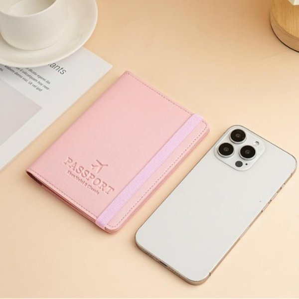 [옷자락] 여성용 해외여행용 탄탄가죽 여권지갑