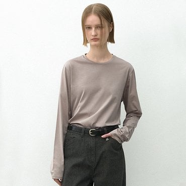 나인(Atelier Nain) [25S/S](택가:45,000원)에센셜 실켓 라운드 티(T-7000)