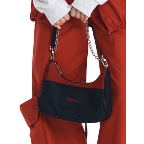 Trista Hobo Bag (Navy+Red)