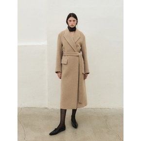 RTW CASHMERE PEAKED COLLAR LONG COAT_3COLORS