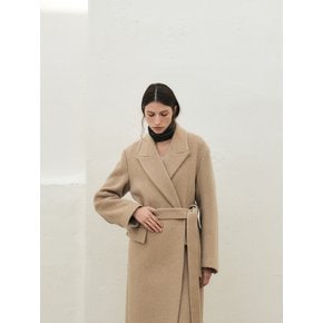 RTW CASHMERE PEAKED COLLAR LONG COAT_3COLORS