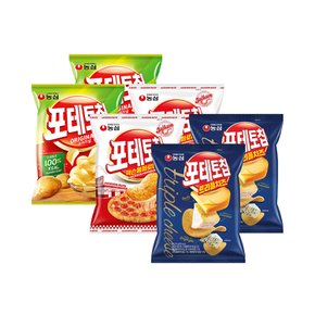 농심 포테토칩 60g 2개+페퍼로니50g 2개+트리플치즈50g 2개