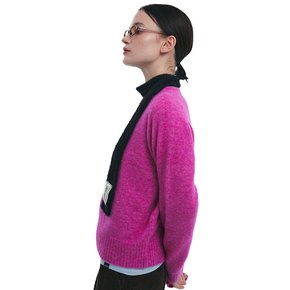 Winter Knit Sweater - Flamingo