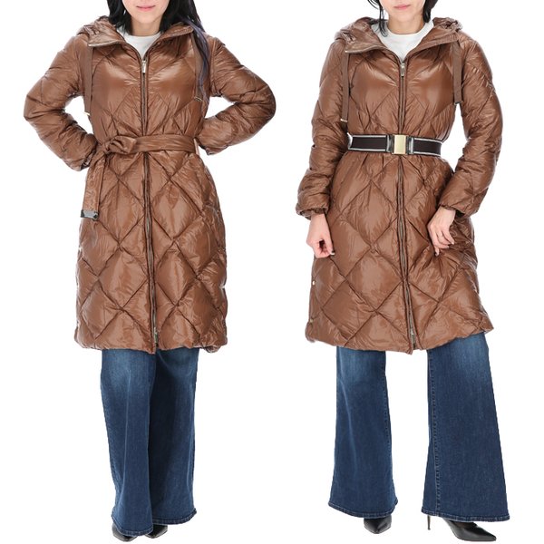 [부산점] 더큐브 공지상품 h_2429496115600 001 막스마라 ANNA 안나 여성 퀼팅 구스다운 패딩 롱패딩