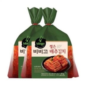 CJ제일제당 비비고 썰은 배추김치 1.8kg 2개