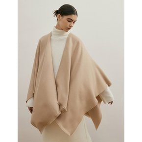 Royal Baby Alpaca Cape -Light Camel