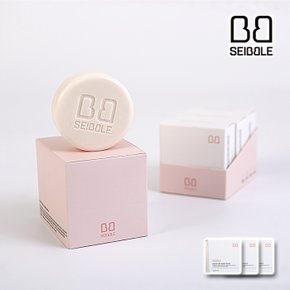 [자이블] 간편한 올인원 고체 폼클렌저 비누 폼케이크 베이직 피오니 100g x 3개