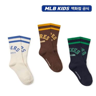 MLB키즈 24N 프리미엄 바시티 아치 로고 스케이트 삭스 (3color) 7ASOV054N