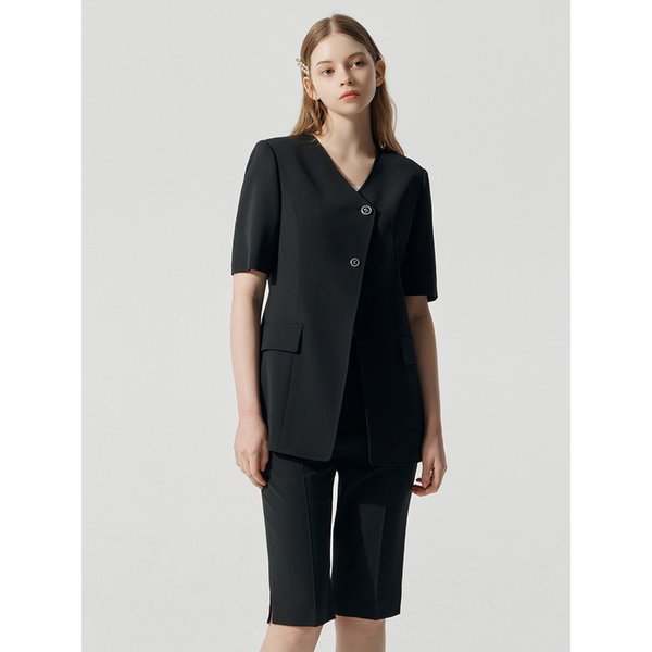 Back Open Short-sleeved Jacket_MB3JKN3