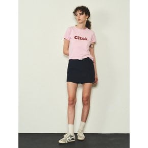 Signature Logo Slim T-shirt_CTT332(Pink)