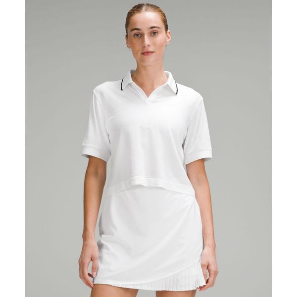 30% ▼ 스위프틀리 네크 폴로 *컬러 팁 - WHT/WHT/BLK