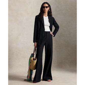 폴로 랄프 로렌 여성 스트레치 코튼 리넨 비튼 팬츠(WMPOPNTNDL20393001)